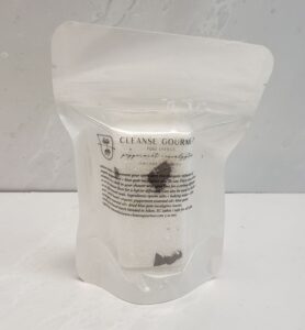 Giftable shower steamer pack of two scented with peppermint and eucalyptus from Cleanse Gourmet