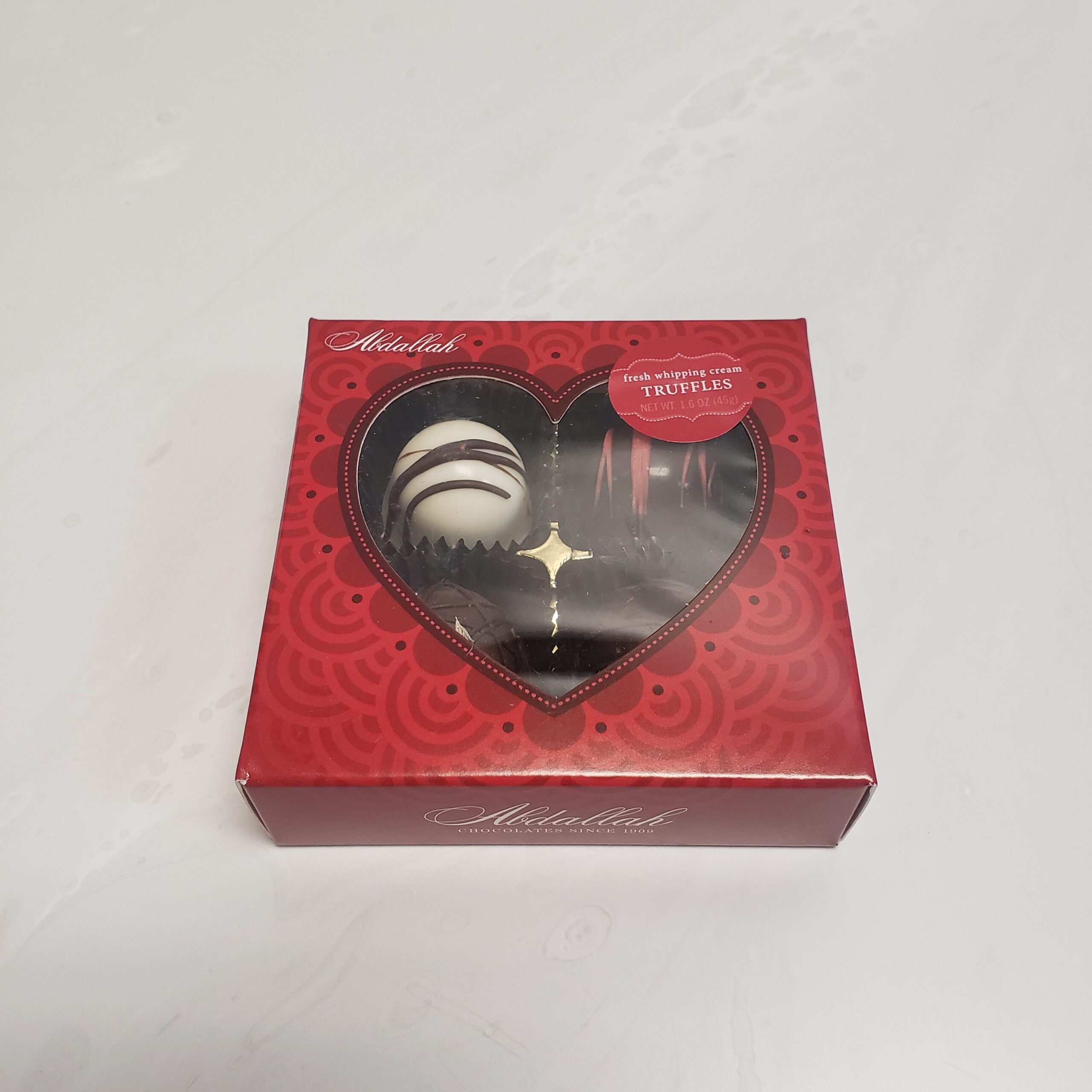 Treats 4 Piece Fresh Whipping Cream Truffles Wonderland Floral Art