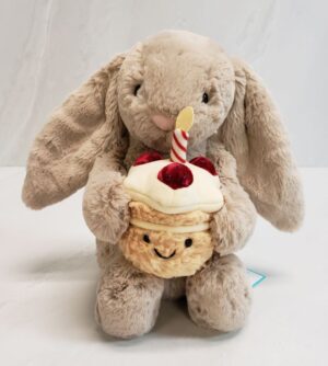 Plush - JellyCat Bashful Beige Bunny Birthday