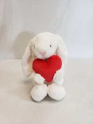 Plush - JellyCat Bashful Red Love Bunny